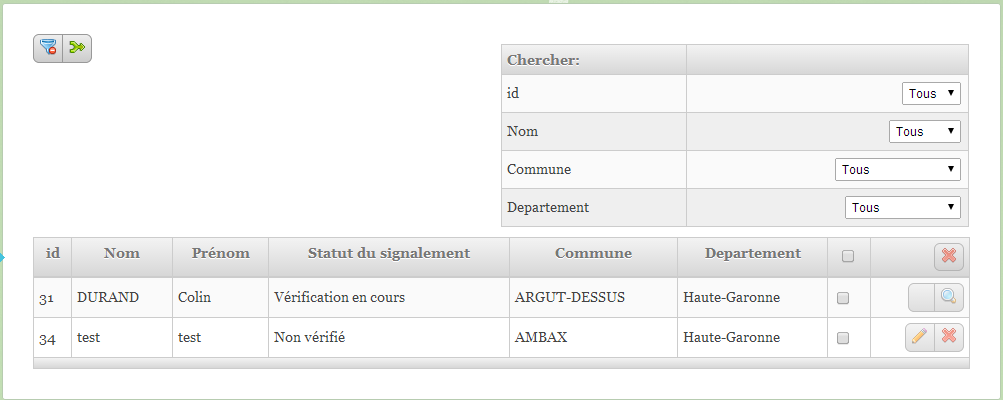 gerer signalement